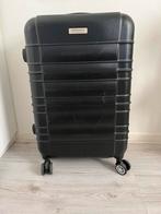 Zwarte Hoffmans koffer 70L, Sieraden, Tassen en Uiterlijk, Koffers, Gebruikt, Hard kunststof, 45 tot 55 cm, Slot