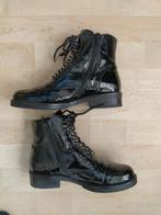 Gabor lakleren veterboots (38), Kleding | Dames, Schoenen, Verzenden, Zo goed als nieuw, Zwart