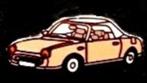 Nissan Figaro pins- lichtbruin, Verzenden, Nieuw, Transport, Speldje of Pin
