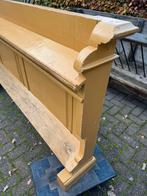 Balustrade uit Kerk, oker, grenenhout, sfeer, 197 breed, Antiek en Kunst, Ophalen