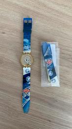 Swatch casinohorloge (loopt soms, vaak niet) met extra bandj, Ophalen of Verzenden, Gebruikt, Swatch
