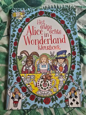 NIEUW Alice in Wonderland: het enige echte kleurboek  beschikbaar voor biedingen