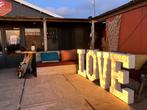 LOVE Licht letters te huur incl. bezorging, zonder borg, Ophalen, Zo goed als nieuw, Geboorte of Huwelijk