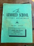 WO2 Amerikaans Arm. School .50 cal voorschrift browning 1945, Verzenden, Nederland, Boek of Tijdschrift
