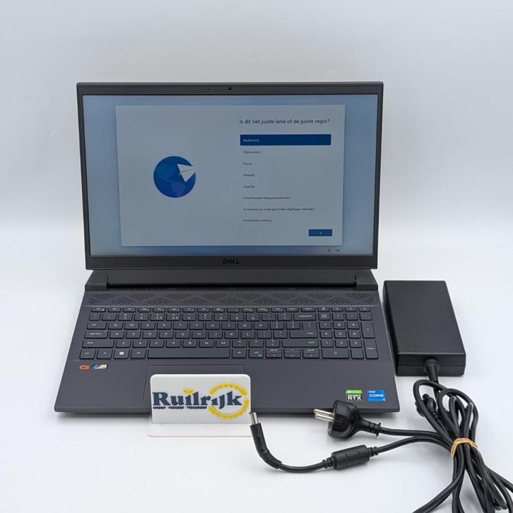 Dell G15 5511 i5 12th RTX 3050 512Gb 120Hz Gaming Laptop, Computers en Software, Windows Laptops, Zo goed als nieuw