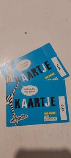 vila zebra korting kaartje, Eén persoon