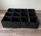 Opberg Cubes Zwart ( 12 Stuks ) In Een Koop, Ophalen of Verzenden, Zo goed als nieuw