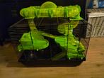 (dwerg)Hamsterkooi in een flitsend groene kleur, Kooi, Gebruikt, Minder dan 75 cm, Hamster