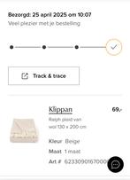 Klippan plaid 100%lamswol NIEUW, Eén persoon, Cadeaubon, Overige typen