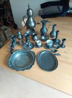 Partij tinnen voorwerpen., Antiek en Kunst, Antiek | Tin, Ophalen of Verzenden