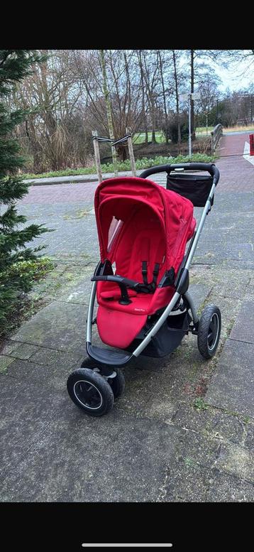 Wagen met reiswieg, peuterzit en autostoel Maxi-cosi - Rood beschikbaar voor biedingen