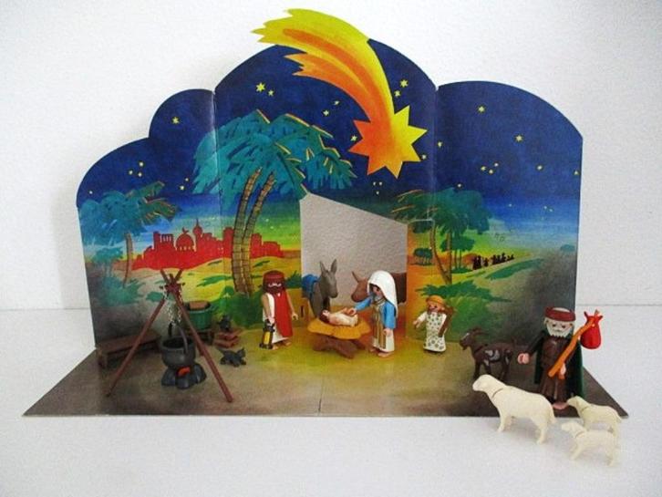 playmobil Kerststal 3996+doos+Driekoningen 3997 lees beschr., Kinderen en Baby's, Speelgoed | Playmobil, Gebruikt, Complete set