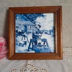 Mosa tegel in lijst klompenmaker, Ophalen of Verzenden