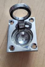 intersteel luikring recht model nikkel 41x31 mm, Ophalen of Verzenden, Nieuw