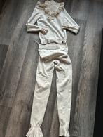 Reinders twinset beige, maat S, Ophalen of Verzenden, Zo goed als nieuw, Beige