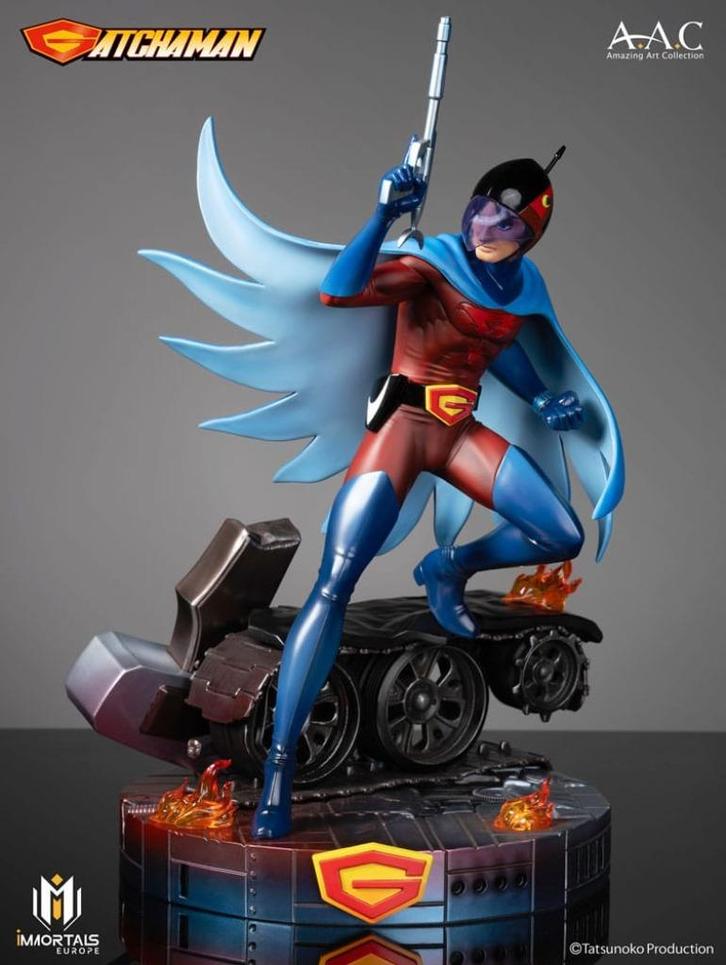 Gatchaman Amazing Art Collection Statue Joe the Condor, Verzamelen, Film en Tv, Nieuw, Tv, Beeldje, Replica of Model, Ophalen of Verzenden