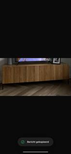 Houten TV Meubel Hillegom Woood - Blanke Lak, Huis en Inrichting, Ophalen, 150 tot 200 cm, Zo goed als nieuw, Minder dan 100 cm