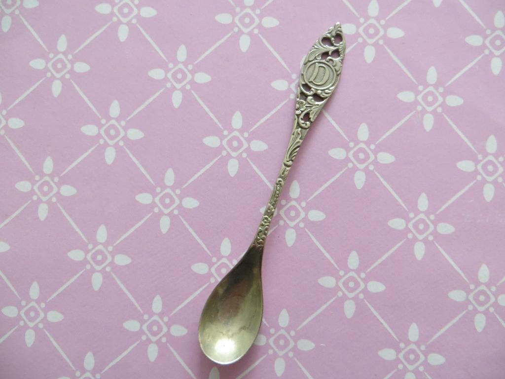 thee lepel/Vintage/Letter/D/Brocante, Ophalen of Verzenden