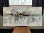 Abstract Schilderij 120cm Breed Gesigneerd Kunstwerk Wanddec, Antiek en Kunst, Ophalen of Verzenden
