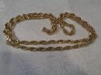 80 cm lang goudkl ketting nr k 5745, Sieraden, Tassen en Uiterlijk, Kettingen, Ophalen of Verzenden, Nieuw, Goud, Overige materialen