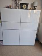 Ikea besta kast 120x42x129 hoogglans wit, Huis en Inrichting, Ophalen, Zo goed als nieuw, Minder dan 150 cm, Minder dan 100 cm