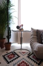 Classicon E 1027 Bijzettafel Origineel, Ophalen, Rond, 55 tot 75 cm, 60 cm of meer