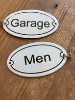 2 emaile bordjes, Ophalen of Verzenden, Zo goed als nieuw