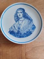 Delfts blauw bordje 1241/o.m. unicum 6/4, Antiek en Kunst, Ophalen of Verzenden