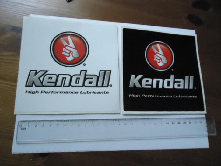 sticker KENDALL origineel auto motor autosport motorsport 2x, Verzamelen, Stickers, Zo goed als nieuw, Verzenden