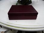 Mahonie houten kistje met wijn accessoires, Ophalen of Verzenden, Nieuw, Overige gebieden, Overige typen