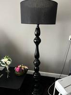 Zwarte eiken lamp inclusief kap, Ophalen, Zo goed als nieuw