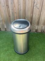 Brabantia Touch Bin Prullenbak Matt Steel, Huis en Inrichting, Woonaccessoires | Prullenbakken, 40 liter of meer, Ophalen, Rvs