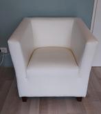 Witte fauteuil, Ophalen, Overige materialen, Minder dan 75 cm, Zo goed als nieuw