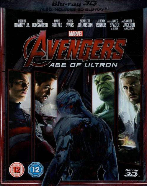 Avengers Age of Ultron 3D + bluray - Engelse ondertiteling, Cd's en Dvd's, Blu-ray, Zo goed als nieuw, 3D, Ophalen of Verzenden