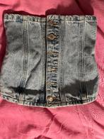 Spijkertop / tubetop Pull&Bear Mt XS, Ophalen, Blauw, Maat 34 (XS) of kleiner, Gedragen