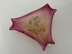 Glazen schaal roze/goud (Murano?), Ophalen of Verzenden