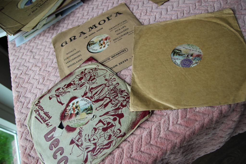 3 oude platen Willy Derby o.a oudergraf, Ophalen of Verzenden, Gebruikt, Overige formaten