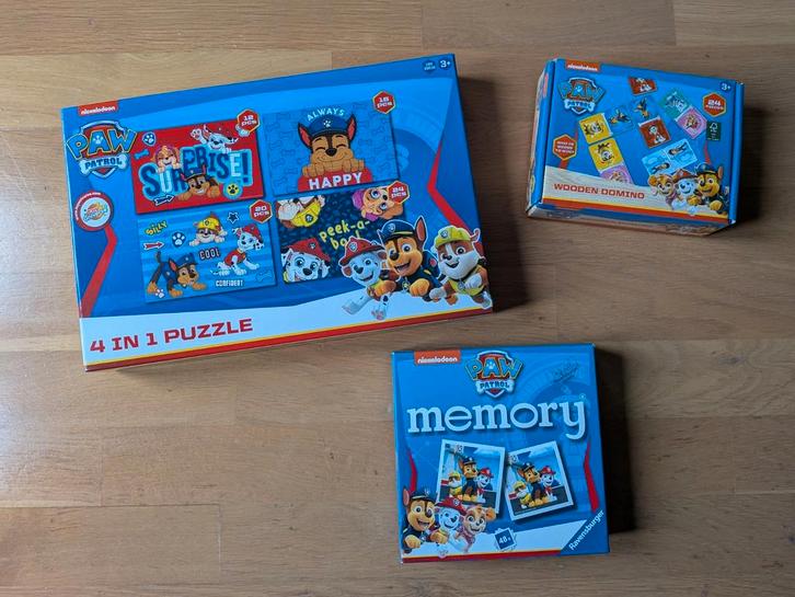 Paw Patrol Puzzel, Memory en Dominos, Kinderen en Baby's, Speelgoed | Educatief en Creatief, Zo goed als nieuw, Puzzelen, Ophalen
