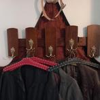 Vintage kapstok met hangers, Huis en Inrichting, Woonaccessoires | Kapstokken, Gebruikt, Metaal, Wandkapstok, Ophalen