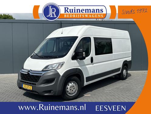 Citroën Jumper 35 2.2 150 PK ZWAAR / L4H2 MAXI / 7 PERS DUB, Auto's, Bestelauto's, Te koop, Achteruitrijcamera, Airconditioning