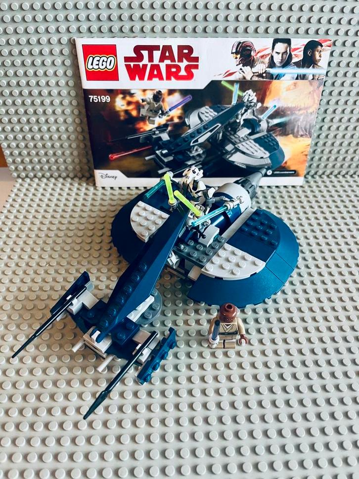 LEGO 75199 General Grievous’ Combat Speeder, Kinderen en Baby's, Speelgoed | Duplo en Lego, Gebruikt, Lego, Complete set, Ophalen of Verzenden