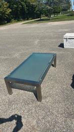 Glazen salontafel, Ophalen, 100 tot 150 cm, 50 tot 100 cm, Zo goed als nieuw