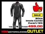 Leren motorpak Buse Imola Combi Zwart-Wit - MEN, Info@huybersmotoren.nl, HM - Sale, NL, Ophalen