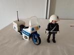 Playmobil 3986 politiemotor compleet, Ophalen of Verzenden, Zo goed als nieuw, Complete set