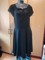 Middellange jurk met doorschijnend schouderstuk voodoo vixen, Kleding | Dames, Ophalen of Verzenden, Zo goed als nieuw, Maat 46/48 (XL) of groter