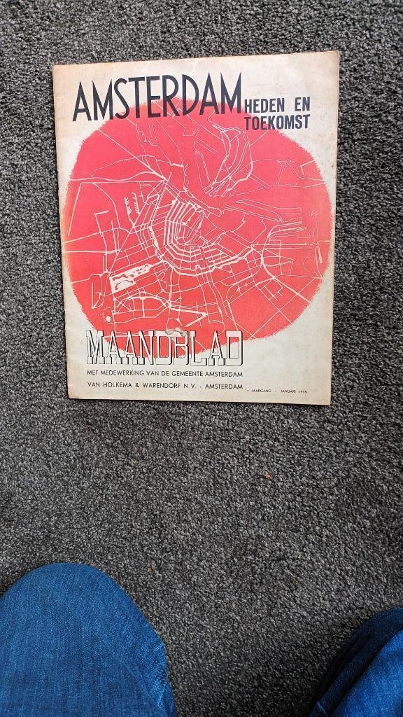 AMSTERDAM maandblad , januari1939,  .... 1 ste jaargang, Antiek en Kunst, Curiosa en Brocante, Ophalen of Verzenden