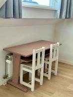 Oud roze meidenbureau - (evt. combinatie meiden kast), Ophalen, Gebruikt, Bureau