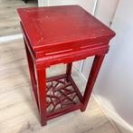Chinese zuil/bijzettafel, Huis en Inrichting, Ophalen, Minder dan 55 cm, Rond, Zo goed als nieuw