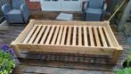 Steigerhouten bed 1 persoons met lattenbodem, Antiek en Kunst, Ophalen of Verzenden