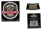 Bieretiket Schutters Bier - Pilsener Bier  thte 90-91  50 cl, Verzamelen, Ophalen of Verzenden, Gebruikt, Overige typen, Overige merken